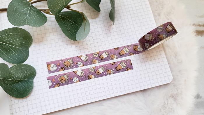 Washi Tape Bubble Tea